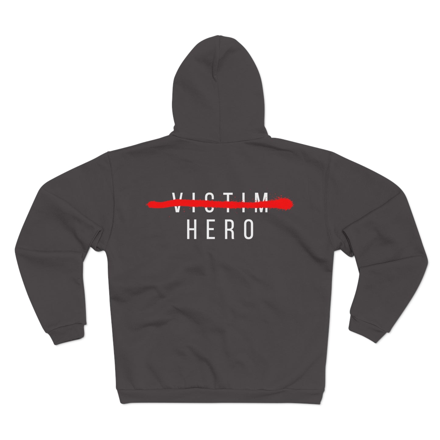 HERO Zip Up Hoodie (logo on back)