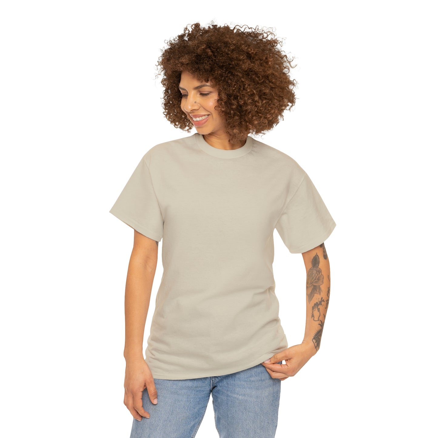 HERO Heavy Cotton Tee (logo w/saying on back)