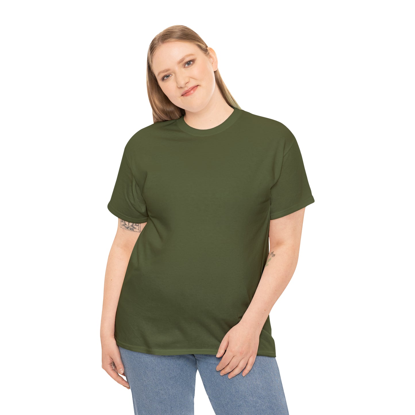 HERO Heavy Cotton Tee (logo w/saying on back)