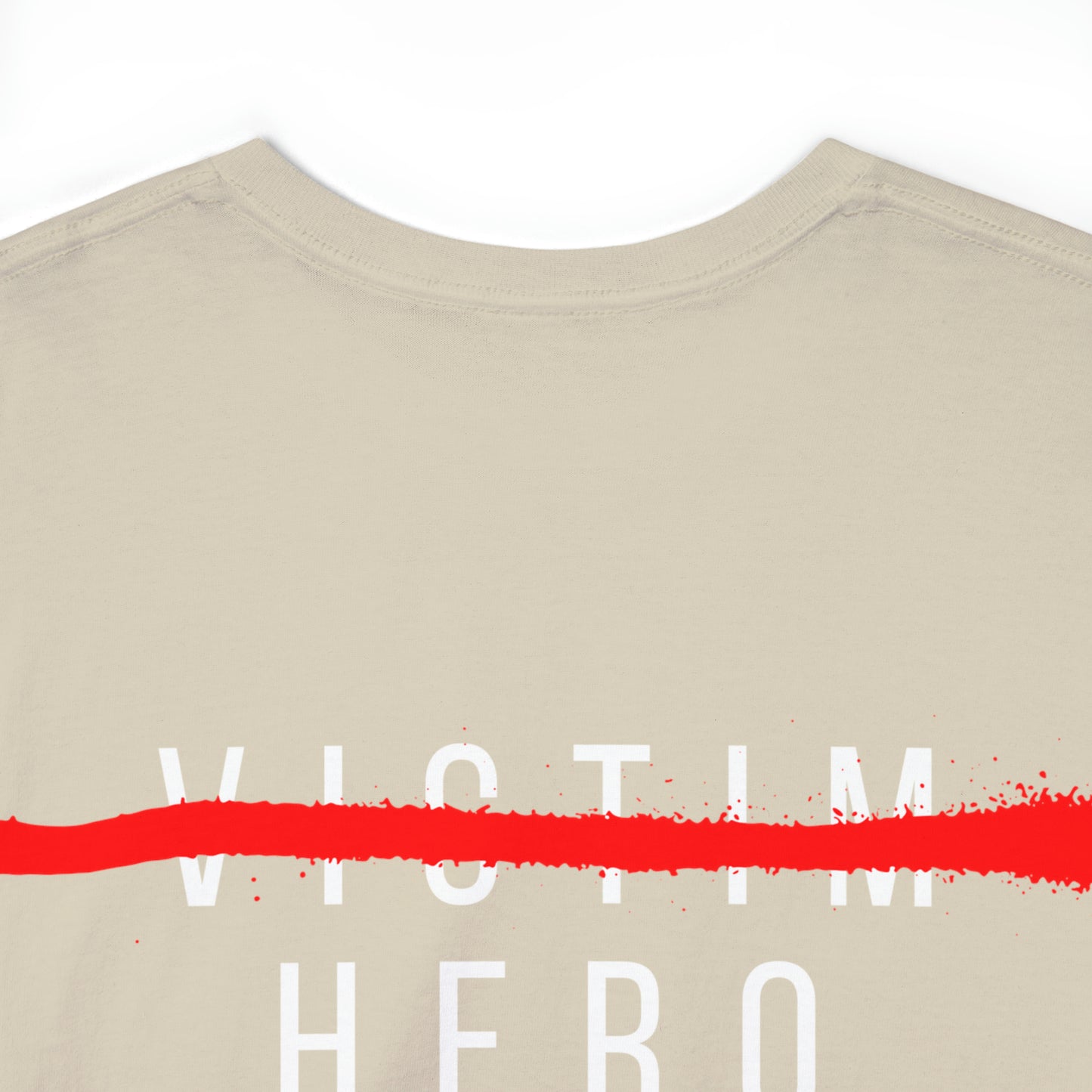 HERO Heavy Cotton Tee (logo w/saying on back)
