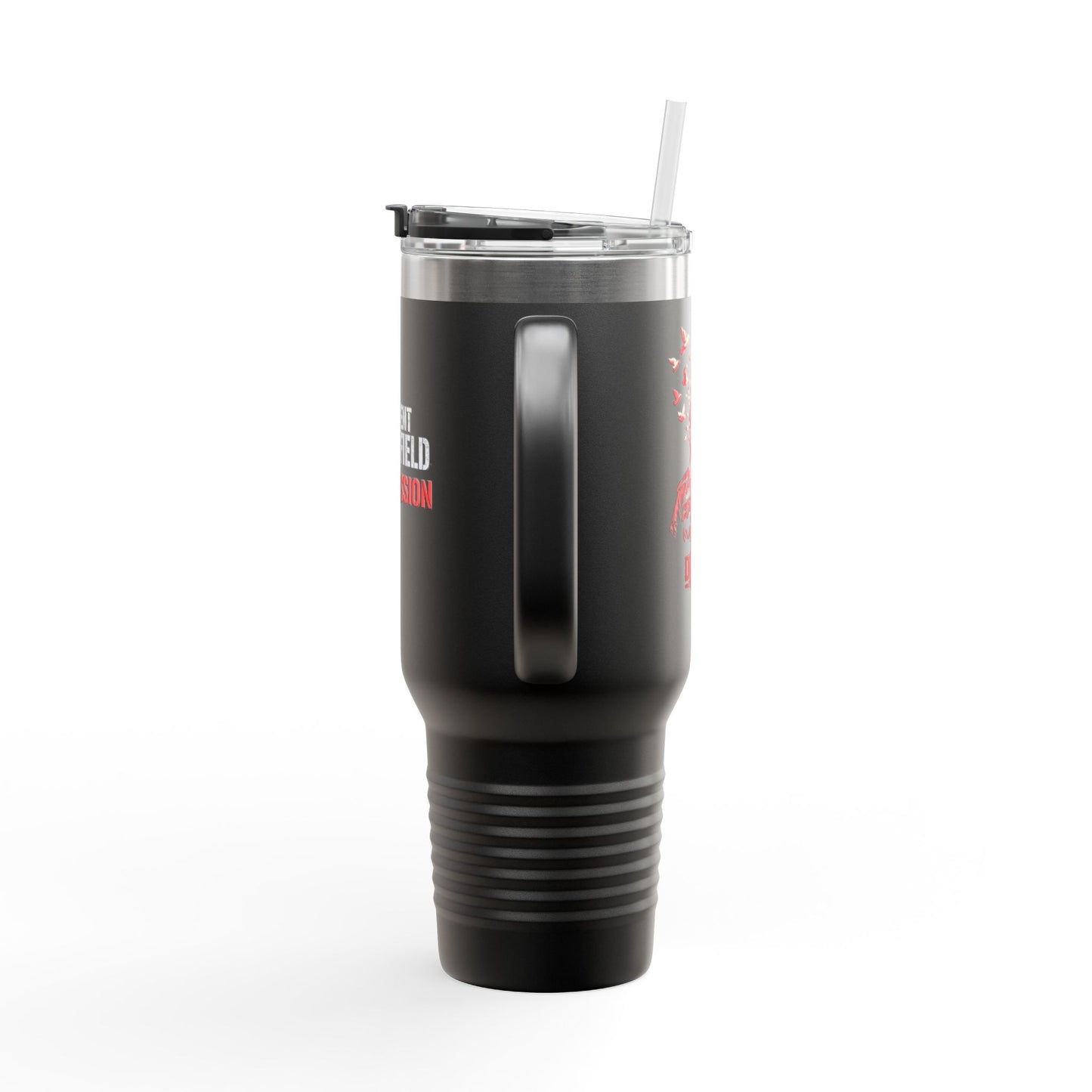 DD-214 Warrior 40oz Insulated Tumbler - "Different Battlefield, Same Mission"
