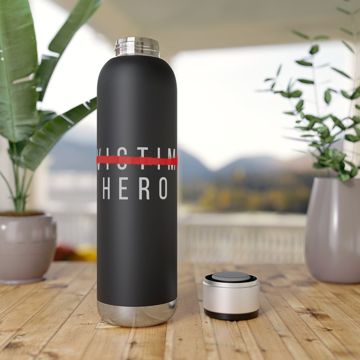 HERO Soundwave Copper Vacuum Audio Bottle 22oz