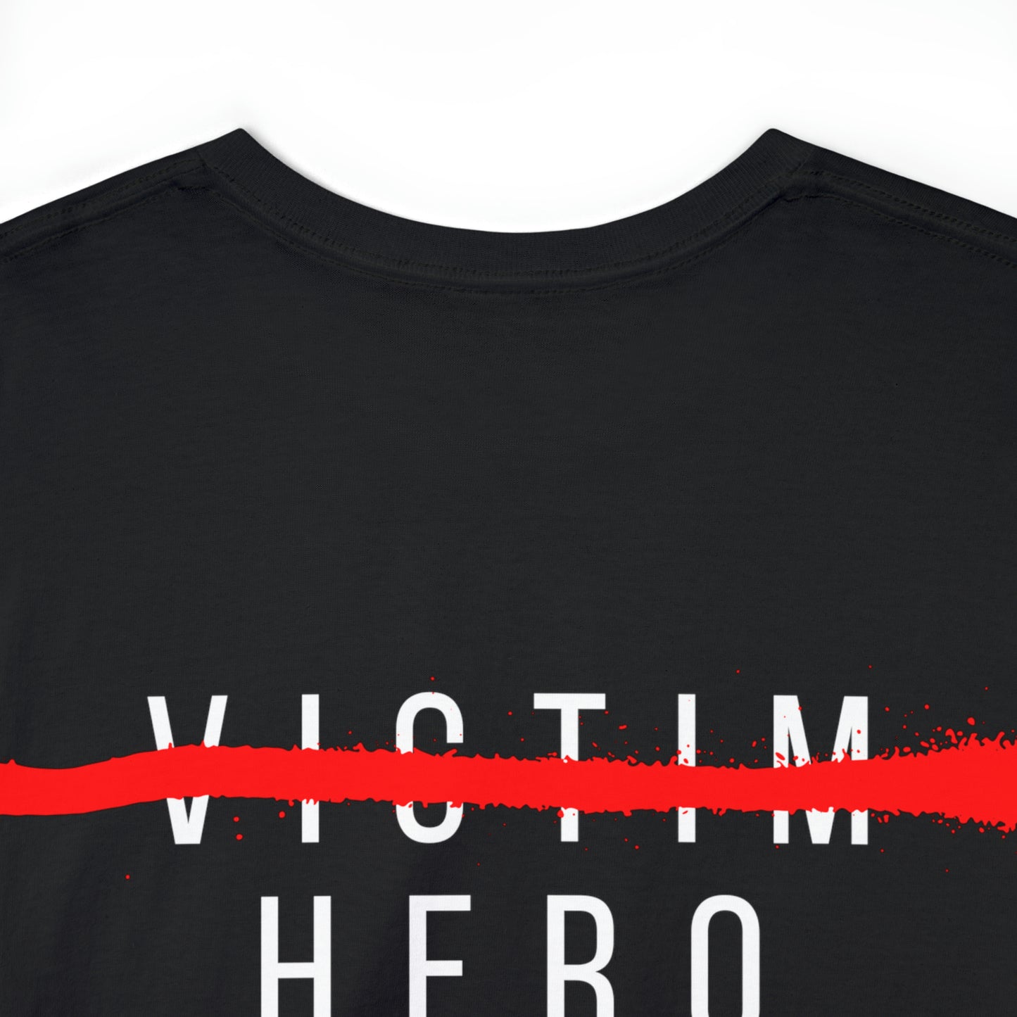 HERO Heavy Cotton Tee (logo w/saying on back)