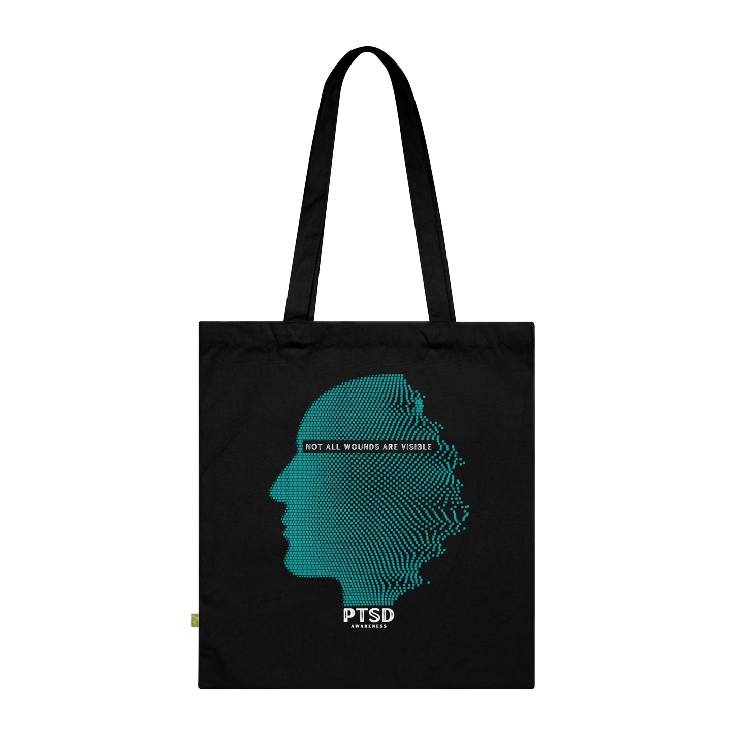 PTSD Awareness Organic Cotton Tote Bag