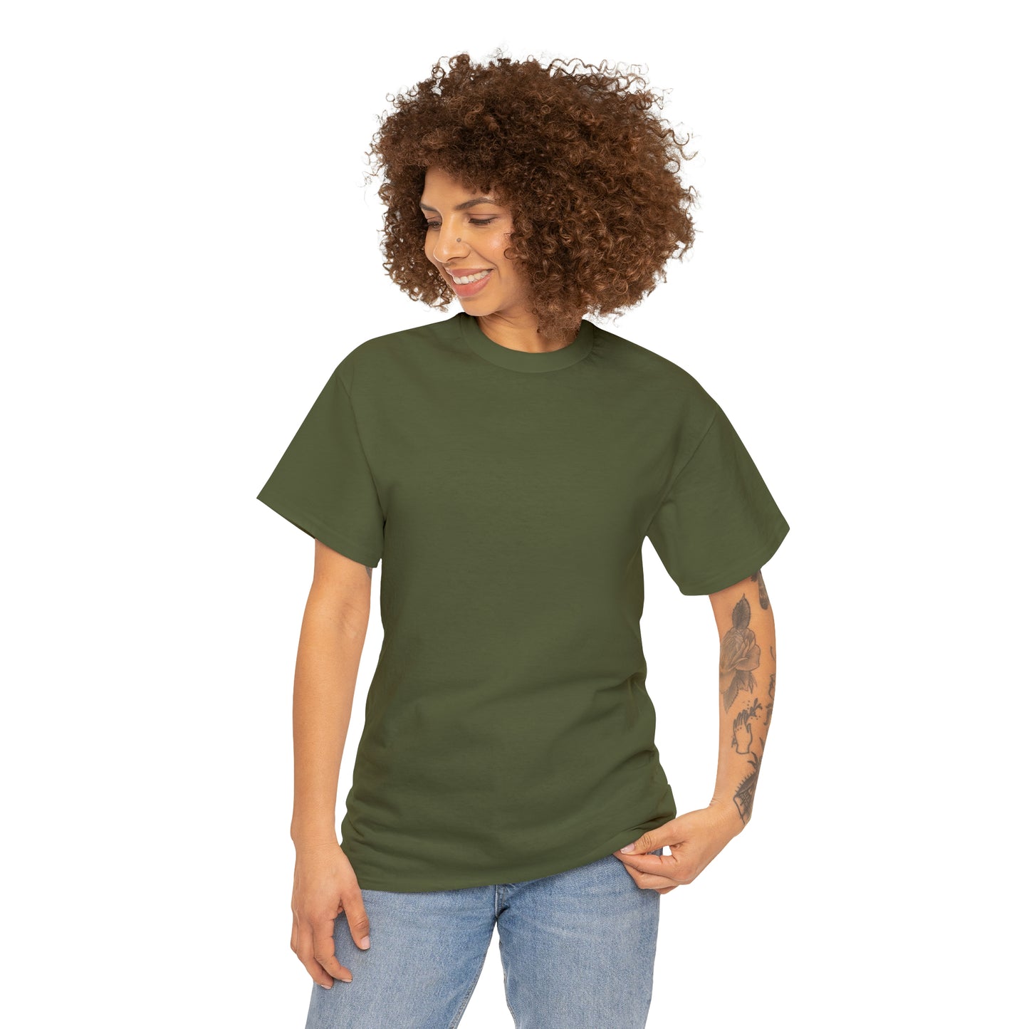 HERO Heavy Cotton Tee (logo w/saying on back)