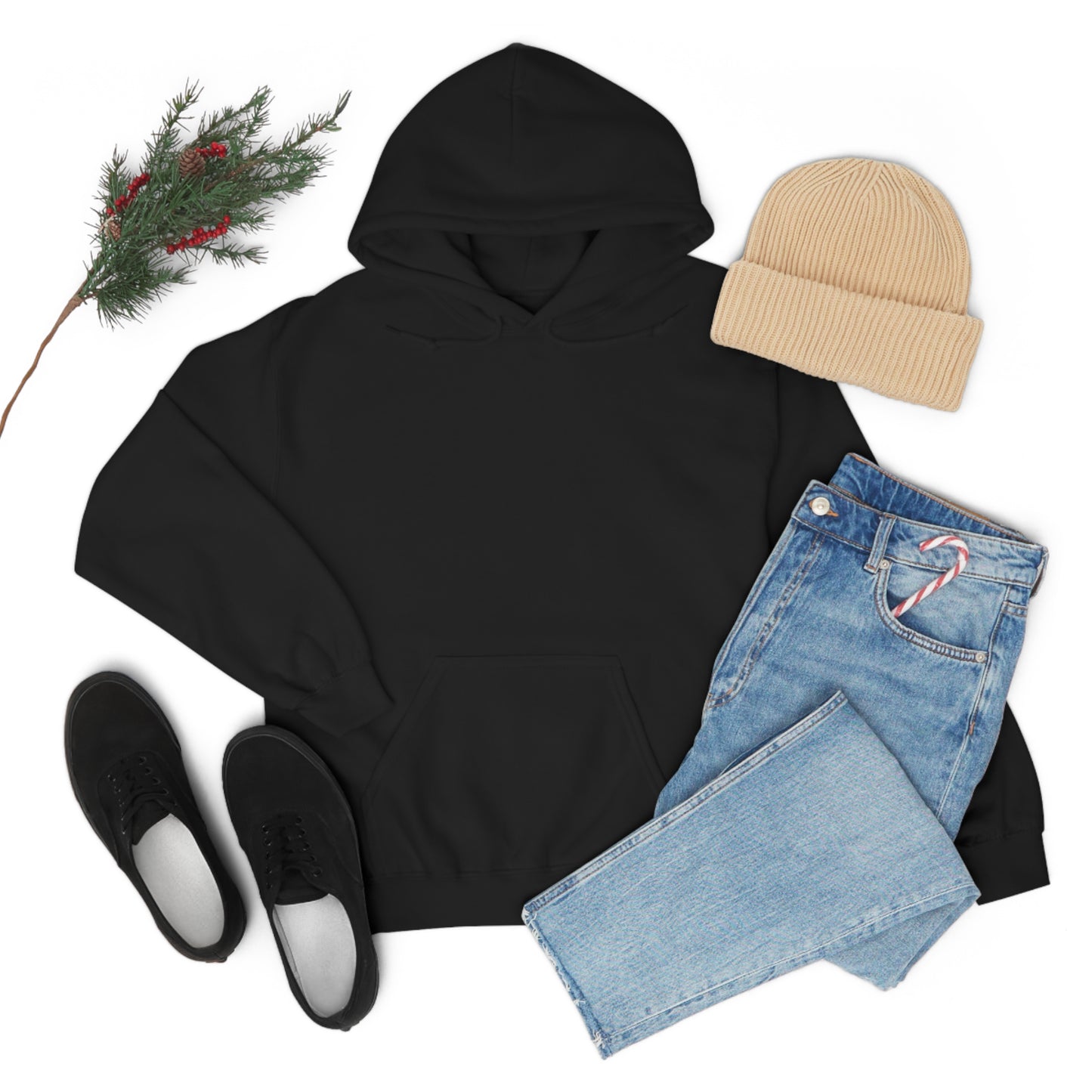 HERO Hoodie (logo w/saying on back)