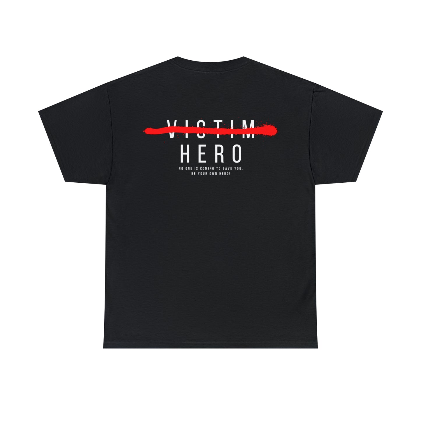 HERO Heavy Cotton Tee (logo w/saying on back)