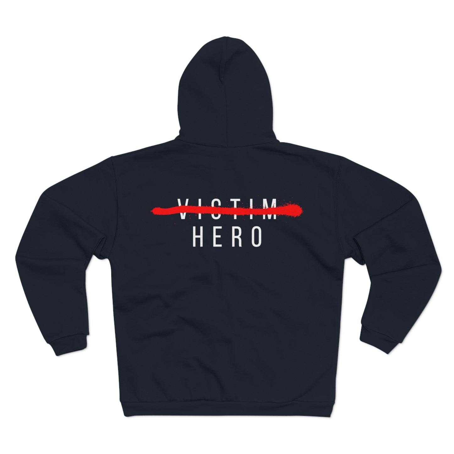 HERO Zip Up Hoodie (logo on back)