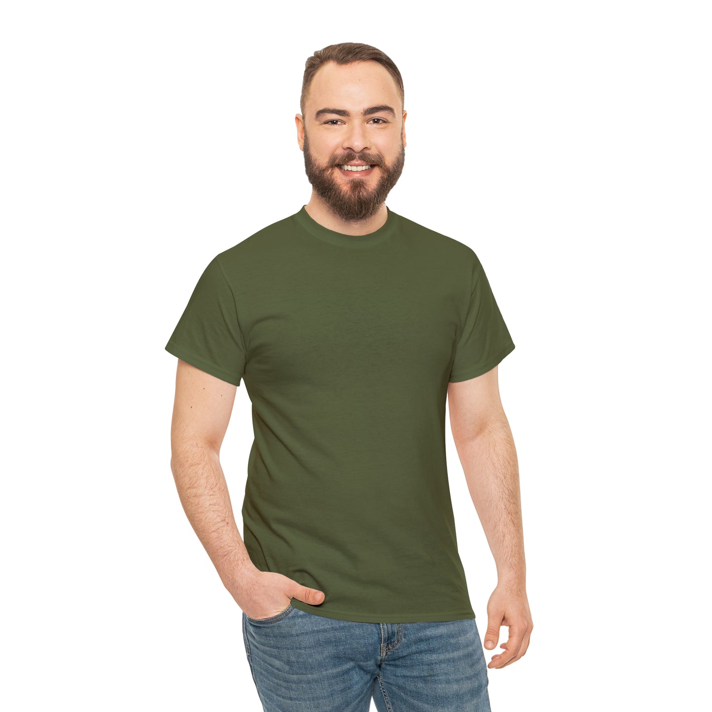 HERO Heavy Cotton Tee (logo w/saying on back)