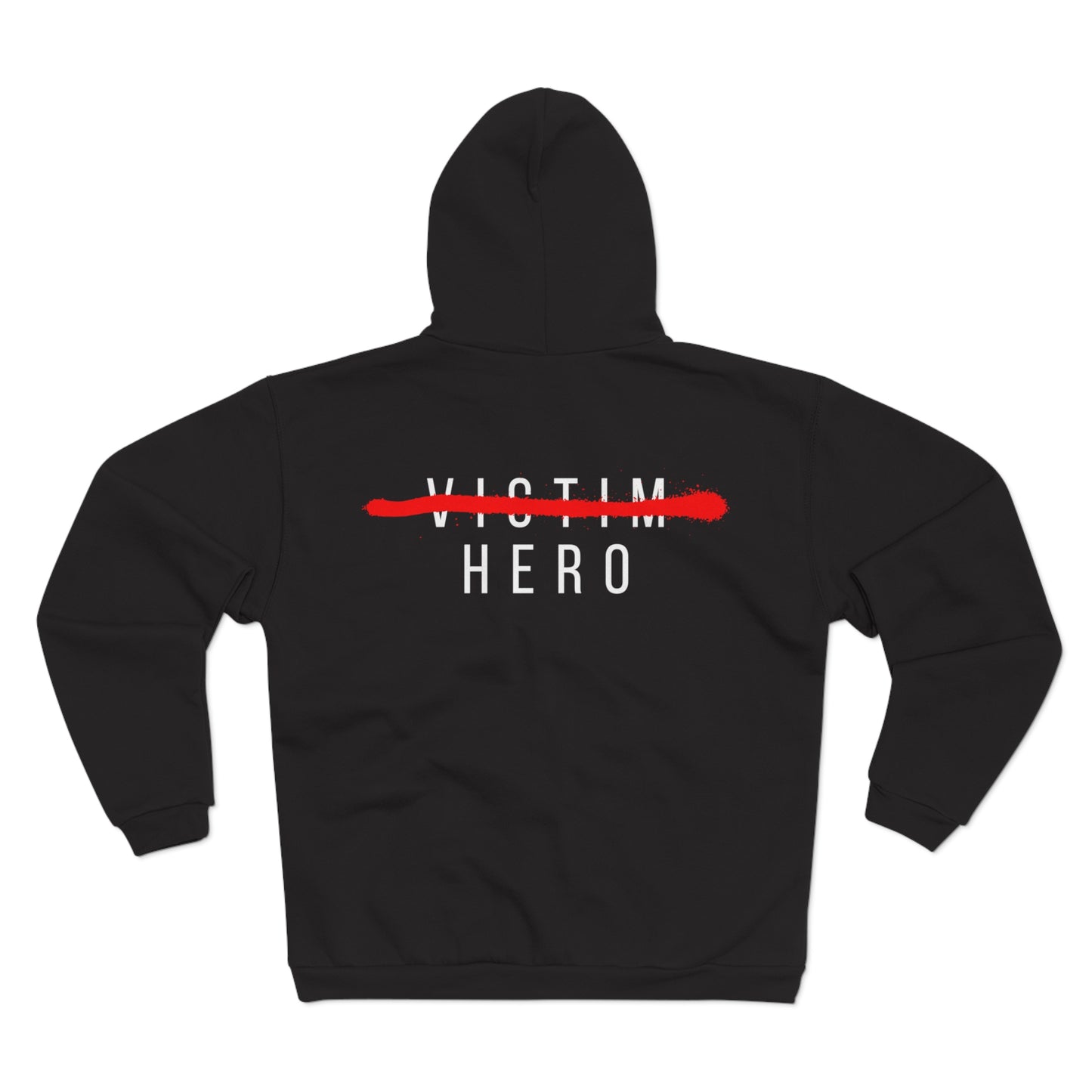 HERO Zip Up Hoodie (logo on back)