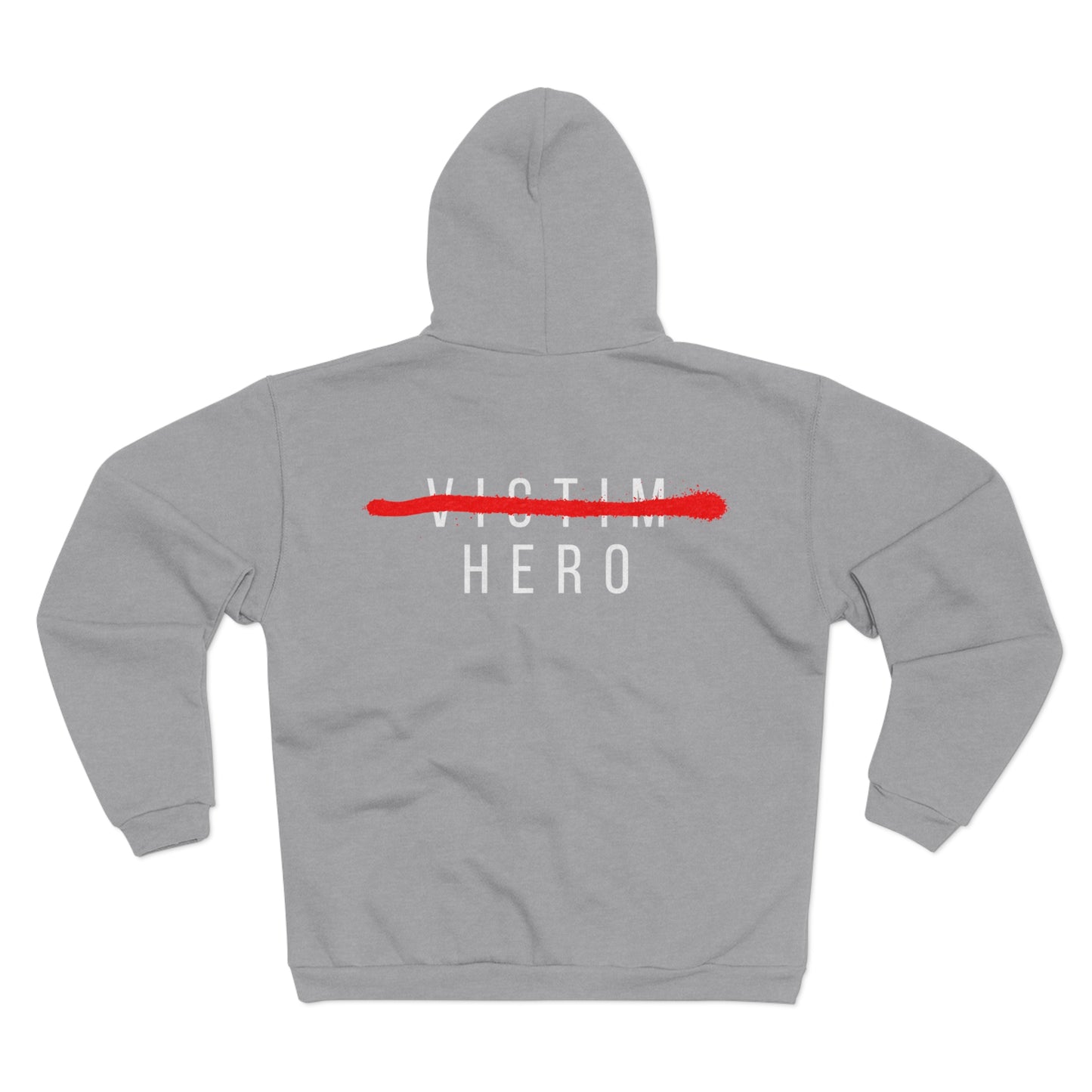 HERO Zip Up Hoodie (logo on back)